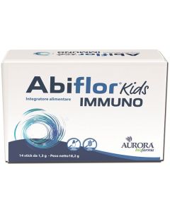 Abiflor Kids Immuno Integratore a base di fermenti lattici 14 stick