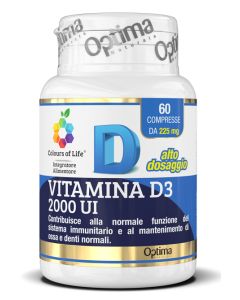 VITAMINA D3 2000 60CPR COLOURS 