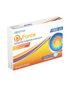 D3 FORCE ZENTIVA 1000UI 60CPR 