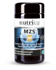 Nutriva MZS integratore di melatonina zinco e selenio120 Compresse Masticabili 