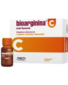 Bioarginina C Orale Integratore di L-Arginina e Vitamina C 20 flaconcini 