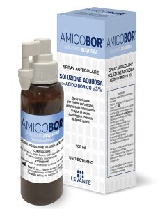 Amicobor Soluzione Acquosa Per Irrigazione Dell'orecchio 100 Ml **