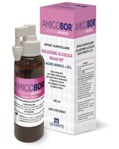 Amicobor Soluzione Alcolica Per Irrigazione dell'orecchio 100 Ml **