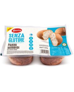Doria Panini Morbidi Senza Glutine 4x50 gr 
