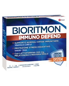 Bioritmon Immuno Defend integratore per le difese immunitarie 12 Bustine 
