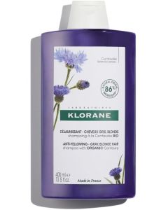 Klorane Shampoo alla Centaurea per capelli grigi 400 ml