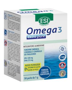 Esi Omega 3 Extra pure integratore di olio di pesce 50 perle 