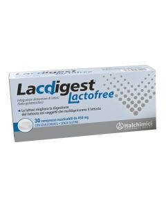 LACDIGEST LACTOFREE Integratore alimentare 30 compresse masticabili 