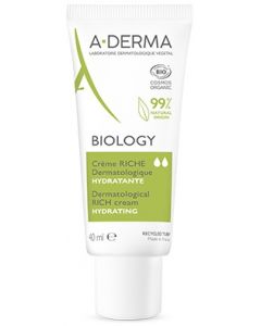 A-Derma Biology Crema ricca dermatologica idratante 40 ml 
