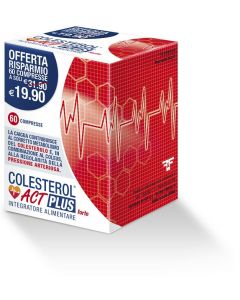 Colesterol Act Plus Forte Integratore Controllo Colesterolo 60 Compresse 