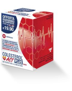 Colesterol Act Plus Forte Integratore Controllo Colesterolo 60 Compresse 