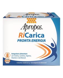 Apropos RiCarica Pronta Energia Integratore Alimentare 12 Bustine 
