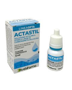 Actastil Soluzione Oftalmica Gocce Oculari Protettive Idratanti Eutrofiche Lubrificanti 5 Ml 