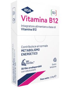 Ibsa Vitamina B12 integratore alimentare 30 film Orodispersibili 