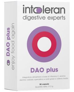 Intoleran Dao Plus integratore alimentare 50 Capsule