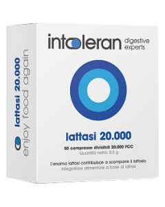 Intoleran Lattasi 20.000 Integratore Alimentare 50 Compresse Divisibili 