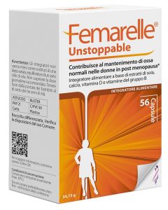 Femarelle Unstoppable integratore per le ossa in post menopausa 56 capsule 
