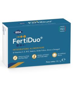 Fertiduo Integratore per la fertilità maschile 60 capsule 