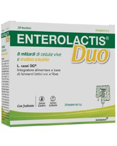 Enterolactis Duo Integratore a base di fermenti lattici 20 Bustine 