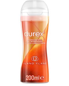 Durex Massage 2 in 1 Ylang Ylang Gel Lubrificante sensuale 200 Ml 