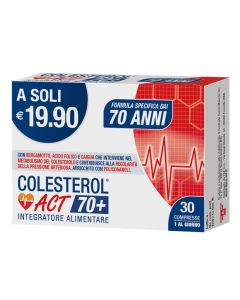 Colesterol Act 70+ integratore alimentare 30 Compresse 