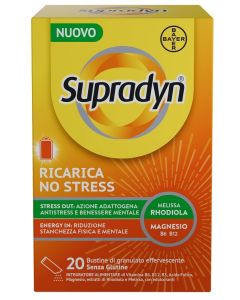 Supradyn Ricarica No Stress Integratore multivitaminico 20 Bustine 