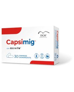 Dgm Farmaceutici Capsimig integratore alimentare 30 Compresse Gastroprotette 