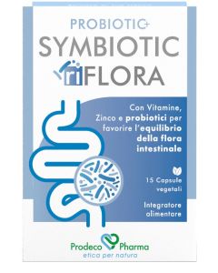 Probiotic+ Symbiotic Riflora Integratore per la Flora Intestinale 15 Capsule 