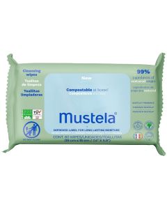 Mustela Salviette Compostabili Profumate 60 pezzi 