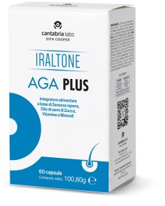 Iraltone Aga Plus Integratore anticaduta per capelli 60 Capsule 