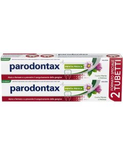 Parodontax bipack gusto menta 2 pezzi da 75 Ml 