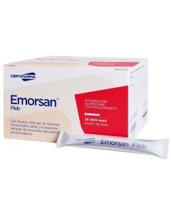 Emorsan Fleb integratore per la circolazione venosa 28 stick 