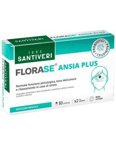 Santiveri Florase Ansia Plus Integratore Alimentare 30 capsule