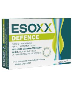 EsoXX Defence Dispositivo Medico per Reflusso Gastro-Esofageo 20 Compresse **