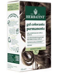 Herbatint Tintura Per Capelli Gel Permanente 7C Biondo Cenere 170 ml