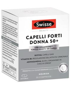 Swisse Beauty Capelli Forti Donna 50+ Integratore Alimentare 30 compresse 