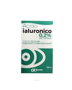 GR Farma acido ialuronico 0,2% soluzione oftalmica - gocce oculari idratanti e rinfrescanti **