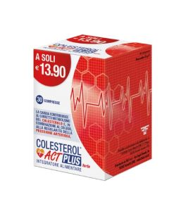 Colesterol Act Plus Forte integratore alimentare 30 Compresse