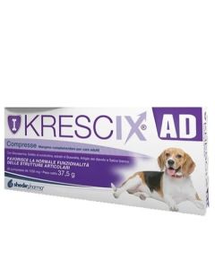 Krescix AD mangime complementare per il benessere di ossa e articolazioni per cani adulti 30 Compresse divisibili