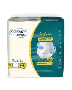 Serenity Pants Soft Dry Pannolone a mutanda Extra taglia L 12 pezzi