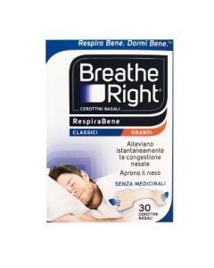 Rinazina Breath Right cerottini nasali classici 30 pezzi