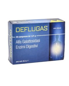 Deflugas enzimi digestivi 30 Compresse Masticabili 