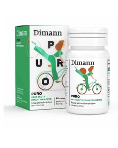 Dimann Puro Integratore per Cistite Batterica Acuta e Ricorrente 80 Capsule