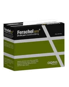 Ferachel Oro integratore alimentare 24 Stick Orosolubile 