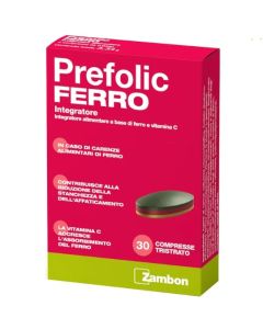 Prefolic Ferro integratore alimentare 30 Compresse