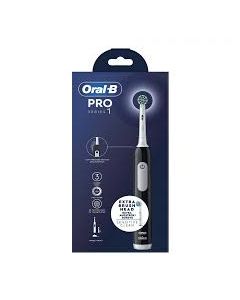 Oral-B Pro Series 1 Spazzolino Elettrico Nero + 1 Testina Di Ricambio 