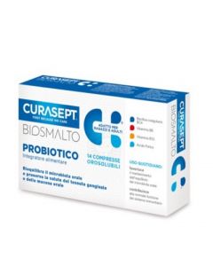 Curasept Biosmalto Probiotico Integratore Alimentare 14 compresse