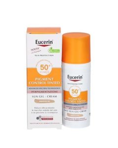 Eucerin Sun Protection Pigment Control Tinted Iperpigmentazione Gel-Cream Medium SPF 50+ 50 ml