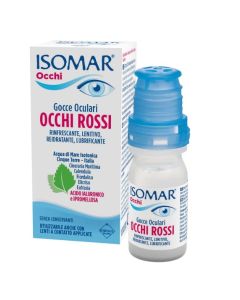 Isomar Occhi Rossi Collirio con Acido Ialuronico 0,20% per Bambini e Adulti 10 ml **