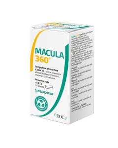 Doc Macula 360 Integratore Antiossidante Vista e Sistema Nervoso 40 Compresse 